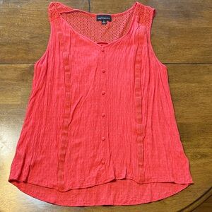Chic Red Sleeveless Blouse by [Brand]